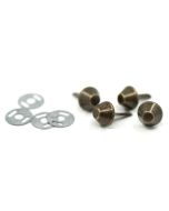 Bag Feet (12mm): Bulk Pack | Antique Brass