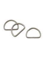D Rings (25mm): Bulk Pack | Silver