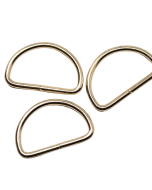 D Rings (32mm): Bulk Pack | Bright Brass