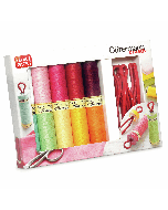 Gutermann | 10 Thread Set: Sew-All with Bobbin Clips | 734565