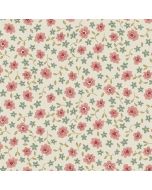 Tossed Posies from the Market Garden fabric collection from Henry Glass Fabrics, in a cream colourway.
