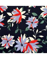 Polyester Satin Crepe: Bold Floral (25685)
