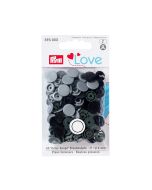 Prym Love | 12.4mm Colour Snaps: Grey Mix | 393003