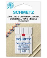 Schmetz | Universal Twin Needle | 1.6/70 (1 Pack)