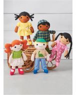 Simplicity Pattern | S9770 OS | 14 1/2" Cloth Dolls and Clothes by Longia Miller