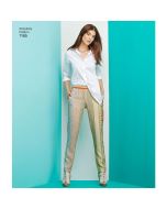 Simplicity Pattern | 1165 R5 | Women's Pull-on Trousers, Long or Short Shorts