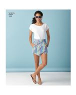Simplicity Pattern | 1370 D5 | Women's Shorts, Skort and Skirt