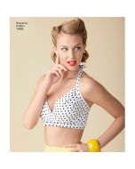 Simplicity Pattern | 1426 R5 | Women's Vintage 1950's Bra Tops