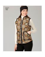 Simplicity Pattern | 1499 U5 | Women's Vest and Headband in Three Sizes