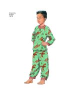 Simplicity Pattern | 1572 BB | Toddlers' and Child's Sleepwear and Robe