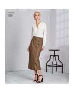 Simplicity Pattern | 8699 R5 | Women's Wrap Skirts with Length Variations