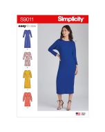 Simplicity Pattern | S9011 H5 | Misses' Knit Pullover Dresses