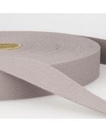 Stephanoise | 30mm Cotton Webbing | Medium Grey: per metre
