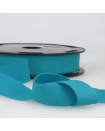 Stephanoise | 25mm Cotton Twill Tape | Teal: 25m Reel