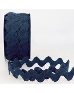 Stephanoise | Cotton Ric Rac | 18mm: Navy