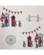 Peter Rabbit London Bunting White (25085)