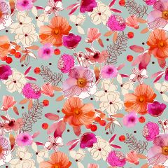 Dashwood Rayon: Flora Grey (25443)