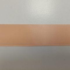 Double Satin Ribbon: Petal Peach
