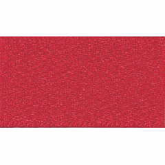 Double Satin Ribbon: Red
