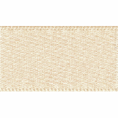 Double Satin Ribbon: Cream