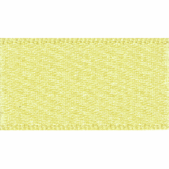 Double Satin Ribbon: Lemon