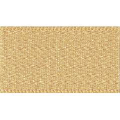 Double Satin Ribbon: Honey Gold