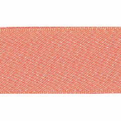 Double Satin Ribbon: Fluorescent Orange