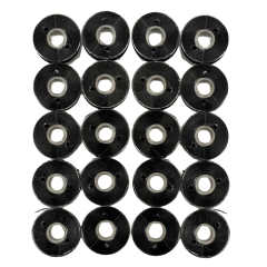 Coles | Pre-Wound Bobbins (Group 5, 6 & 7) | Black 20 Pack