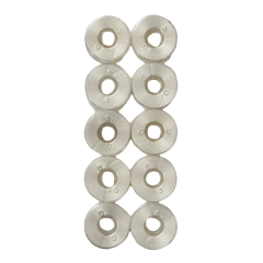 Coles | Pre-Wound Bobbins (Group 5, 6 + 7) | White 10 Pack