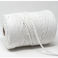 Twisted Piping Cord | White: 5mm