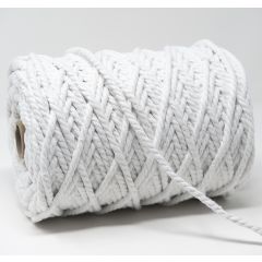 Twisted Piping Cord | White: 6mm