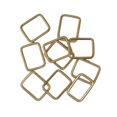 Strap Connectors (25mm): Bulk Pack | Bright Brass