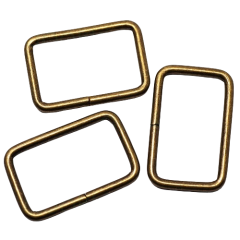 Strap Connectors (32mm): Bulk Pack | Antique Brass