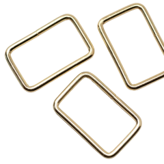 Strap Connectors (32mm): Bulk Pack | Bright Brass