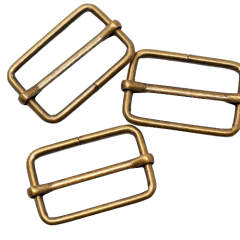 Strap Sliders (32mm): Bulk Pack | Antique Brass