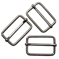 Strap Sliders (32mm): Bulk Pack | Gunmetal