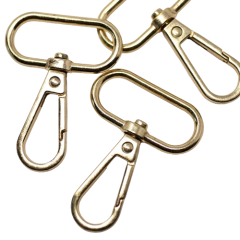 Snap Hooks (32mm): Bulk Pack | Bright Brass