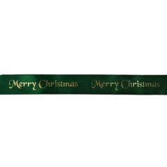 Satin Ribbon: Merry Christmas 25mm