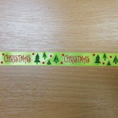 Satin Ribbon: Christmas 15mm
