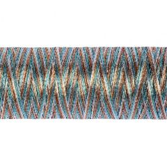 Gutermann | Sulky Metallic | 7028 Silver/Light Copper/Electric Blue