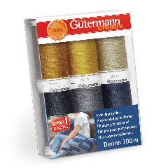 Gutermann | 6 Thread Set: Denim | 731144-1