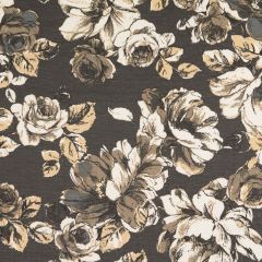 Jersey: Floral Brown (25456)