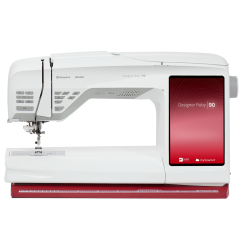 HUSQVARNA VIKING® DESIGNER RUBY™ 90 Sewing and Embroidery Machine | With FREE Amber™ Air S500 Overlocker 
