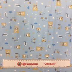 Jersey Teddy Bear Blue (24457)