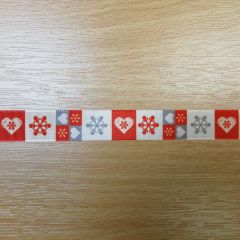Ribbon: Nordic Hearts 15mm