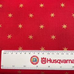 Craft Cotton: Red Stars (25334)