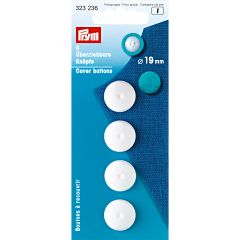 Prym | 19mm Cover Buttons: White | 323236