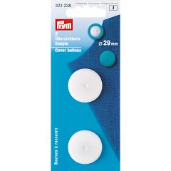 Prym | 29mm Cover Buttons: White | 323238