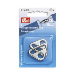 Prym | 25mm Triangle Rings: Silver | 615832