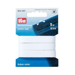 Prym | 10mm Cotton Tape: White | 904601